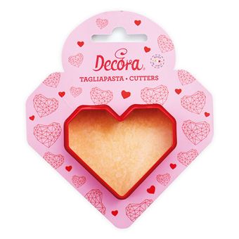 Picture of GEOMETRIC HEART PLASTIC COOKIE CUTTER